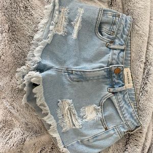 Pacsun light washed Jean shorts